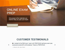 Tablet Screenshot of prepnpass.com